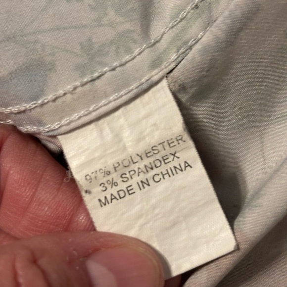 Red and White Casual Button Down Shirt with Floral and Fruit Print - Picture 3 of 8